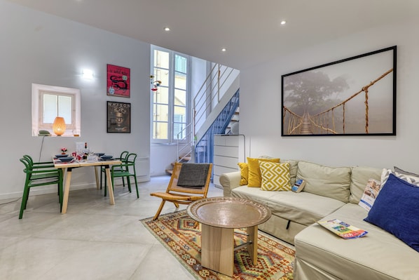 Living and dining room