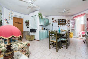 Kitchen and dining area