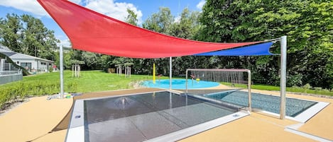 Leisure, Shade, Net, Swimming Pool, Artificial Turf