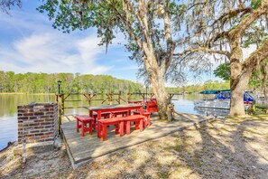 Community Amenities | Waterfront Deck | Dock | Fire Pit | Picnic Tables