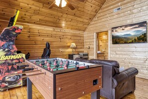 Get competitive with a fun game of foosball.