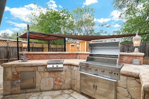 Savor the joy of cooking alfresco with our built-in grill, creating delicious meals while enjoying quality moments with your family and friends.