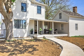 Main entrance to the house