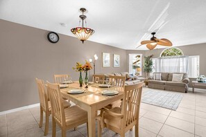 Spacious Dining Area Perfect For Family Meals And Relaxing Gatherings