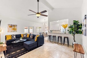 The Living Room Has it All