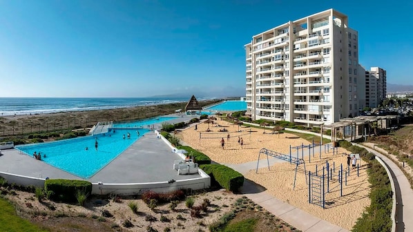 Swimming pool,Pool view,Lake view,Bird's eye view