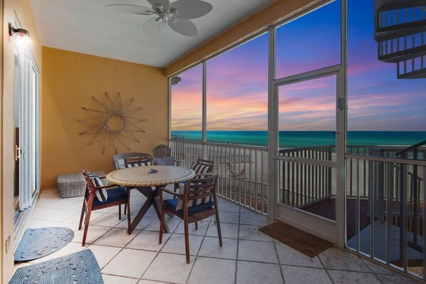 Balcony, Dining Area