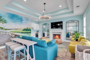 Bring the outside in with this themed living room
