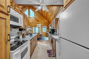 Indoors, Hardwood, Kitchen, Appliance, Microwave