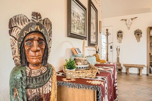 Beautiful southwestern art fills this home