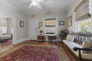 Step back in time with carefully curated furniture from 100 years ago to match the character and feel of the house