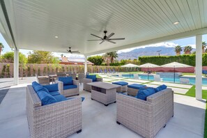 Covered Patio | Outdoor Dining Set | Gas Grill | Mountain Views