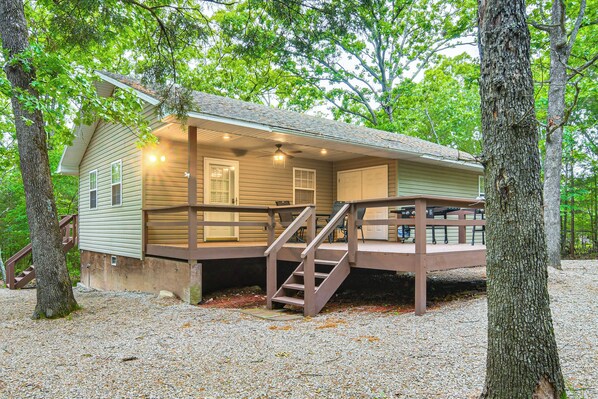 Kimberling City Vacation Rental | 2BR | 1BA | 4 Steps to Enter | 1,022 Sq Ft
