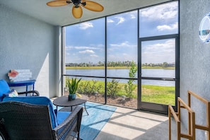 Incredible views over the quiet pond