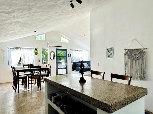 Bright and open floor plan.