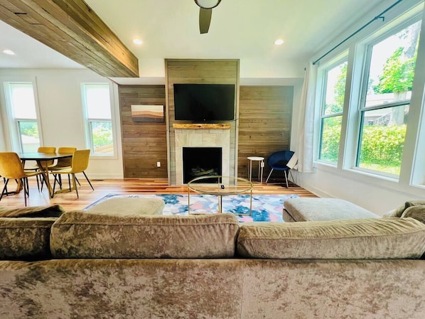 Living Room + Fireplace