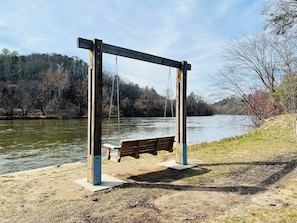 Enjoy the French Broad River and the Silver Line Park just across the street.