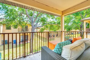 Balcony | 2-Story Townhome