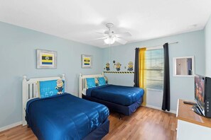 Mean Minions bedroom for two little minions