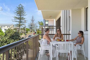 Soak up the sun and enjoy alfresco dining on the balcony.