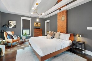 An oasis of opulence: Welcome to the master's bedroom, where luxury and comfort intertwine.