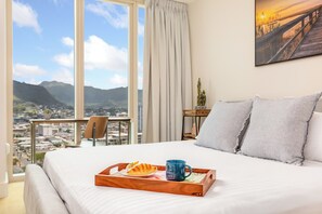 Enjoy breakfast in bed while soaking in the relaxing vibes