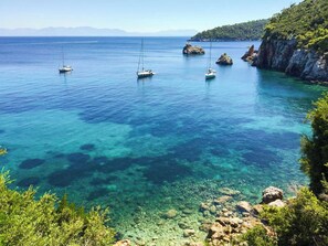 Just a short drive to turquoise waters and sandy shores.

