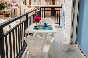 Private balcony with seating – Ideal for morning coffee

