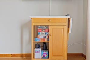 Puzzles and books for quiet afternoons inside