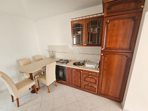 kitchen with dining area