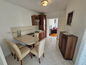 kitchen with dining area