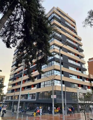 Overnatningsstedets facade