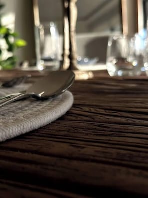 Enjoy a dinner in the beautiful dinning room