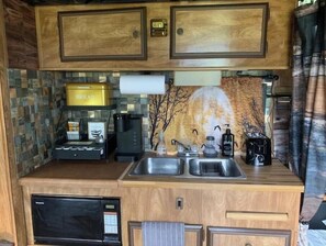 Tea, coffee and breakfast items included!