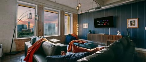 Comfort and a one of a kind city view of Big D