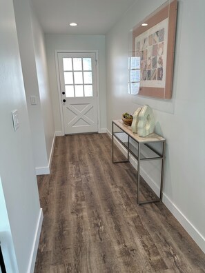 Entrance hall, front door