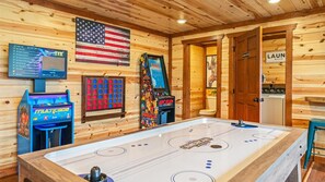 Game room designed for the ultimate night in!
