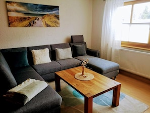 Ferienhaus-Wohnzimmer