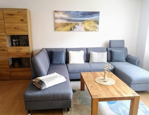 Ferienhaus-Wohnzimmer