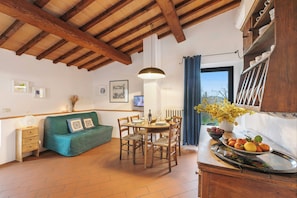 Kitchen and dining area