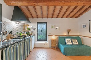 Kitchen and dining area