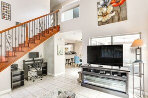 Living Room | Free WiFi | Smart TV | Fireplaces | 1st Floor