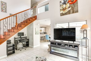 Living Room | Free WiFi | Smart TV | Fireplaces | 1st Floor