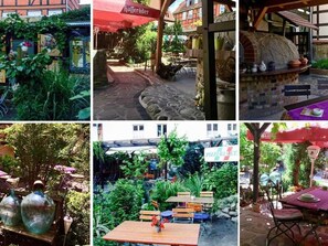 Restaurant mit Garten