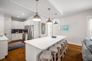 1st Floor Kitchen - Equipped with Stainless Steel Appliances