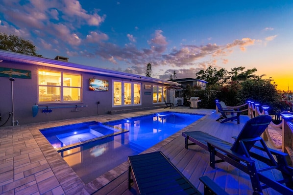 Your private pool oasis - grab a float, sip a drink, and soak up the Florida sunshine.
