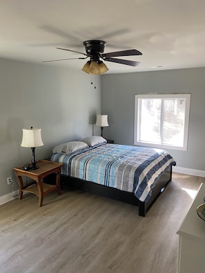 master bedroom has full bath connected for more privacy.