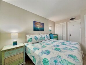 Bedroom with king bed