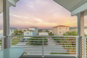 View from the master suite that over looks the Atlantic Ocean