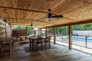 Main house large back porch
